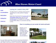 Tablet Screenshot of bluehavenmc.com